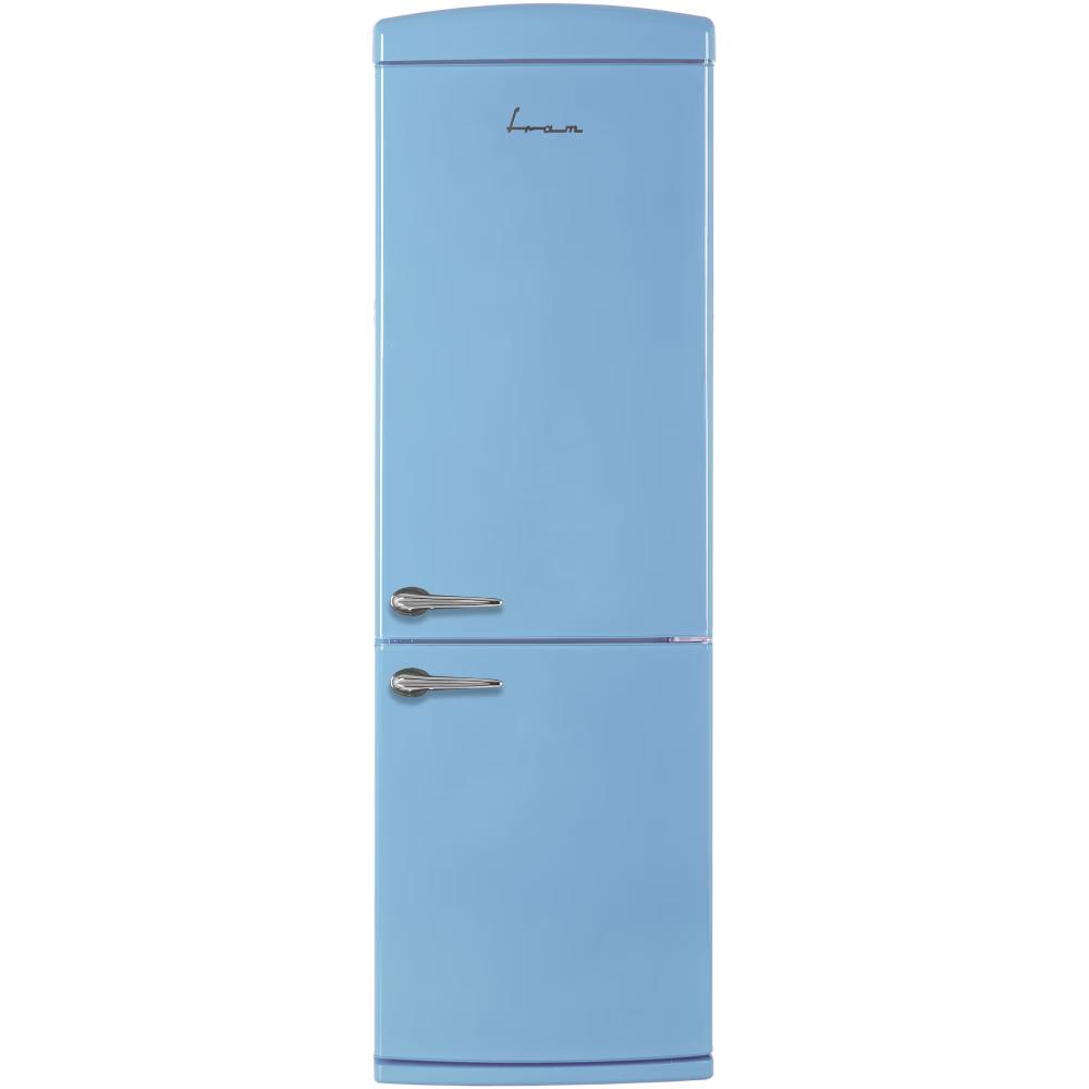 Fram Retro Koel-vriescombinatie 340L – Crème – Less Frost – LED-verlichting – Energieklasse E – 5 Jaar Garantie