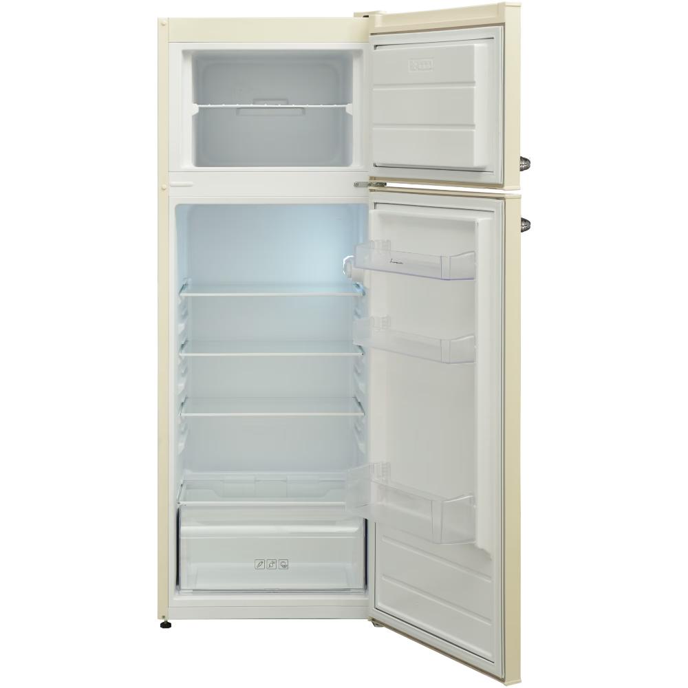 Fram Retro Koel-vriescombinatie 212L – Crème – Less Frost – LED-verlichting – Energieklasse E – 5 Jaar Garantie
