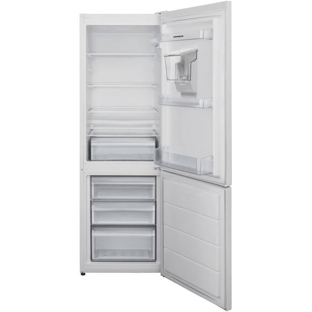 Heinner HC-V2701WDE++ Combikoelkast 268 L met Less Frost & Waterdispenser – E-label, Supervriesfunctie – 5 Jaar Garantie