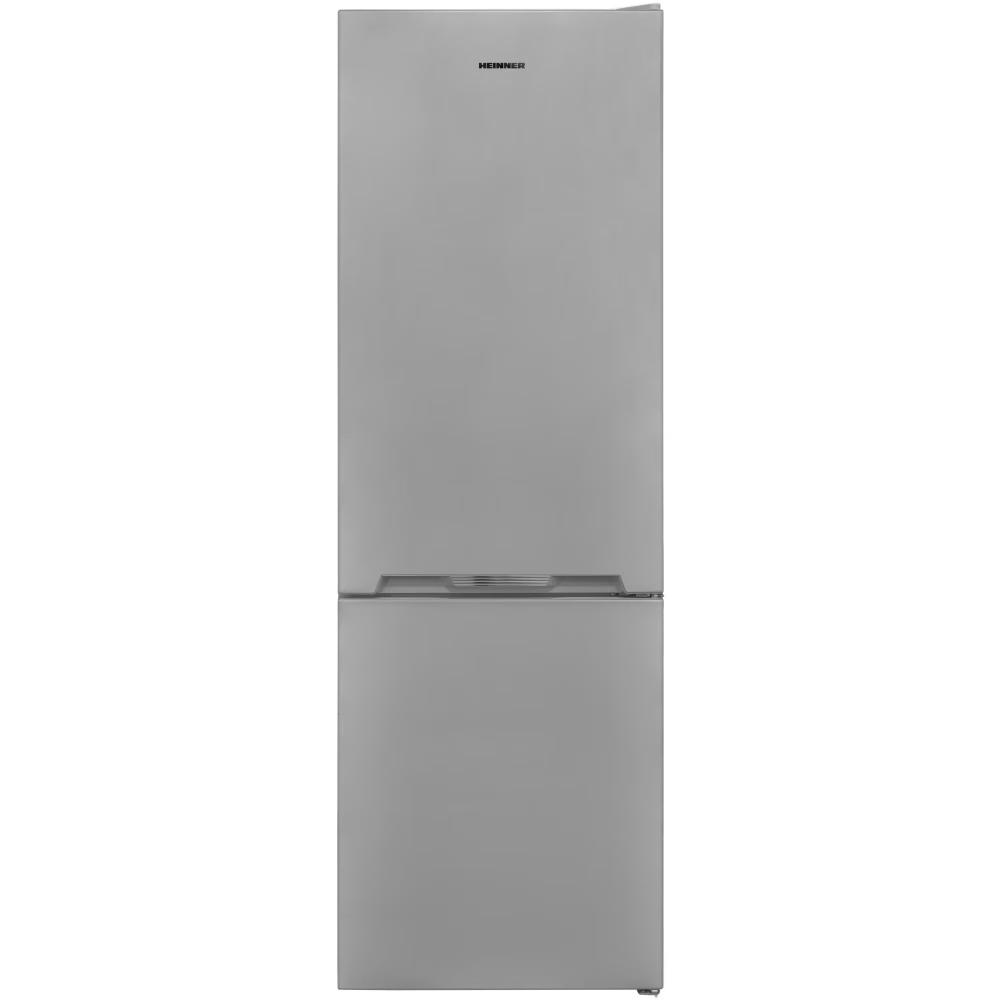 Heinner Koel-vriescombinatie 268L – Zilver – Less Frost – Super Freeze – Omkeerbare Deur – LED-verlichting – Energieklasse E – 5 Jaar Garantie