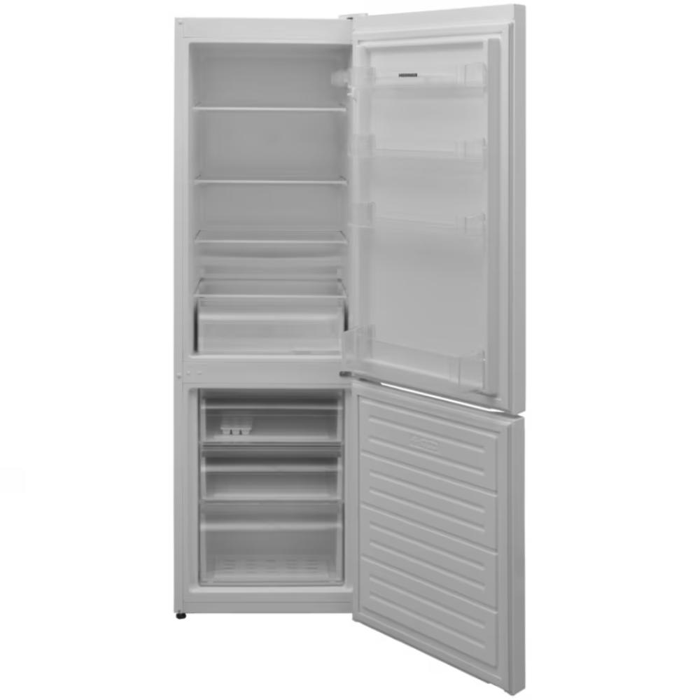 Heinner Koel-vriescombinatie 268L – Zilver – Less Frost – Super Freeze – Omkeerbare Deur – LED-verlichting – Energieklasse E – 5 Jaar Garantie