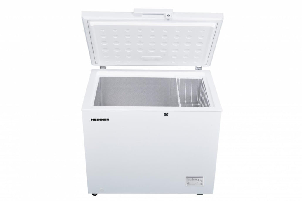 Heinner Vrijstaande Vrieskist - 246 liter - Dual-Mode Koel-/Vriesfunctie - Inverter Compressor - Stil en Energiezuinig (Klasse E) - Digitaal LED Display - 5 Jaar Garantie - Wit