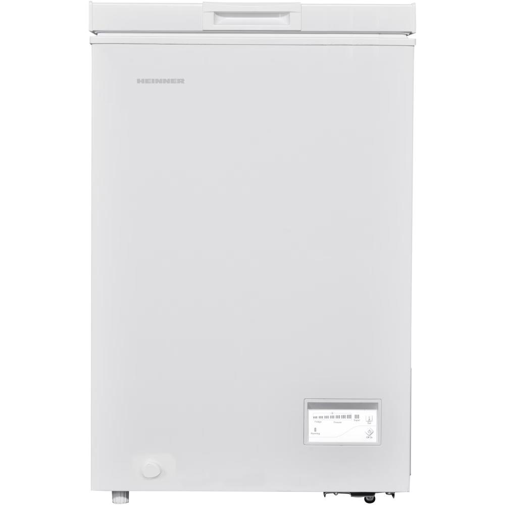 Heinner Vrijstaande Diepvrieskist – 98L – Converteerbaar tot koelkast – Winterbestendig – Snelvriesfunctie – Klasse E – Wit