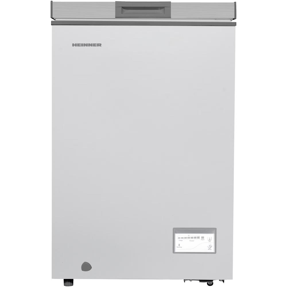 Heinner Vrijstaande Diepvrieskist – 98L – Converteerbaar tot koelkast – Winterbestendig – Snelvriesfunctie – Klasse E – Wit