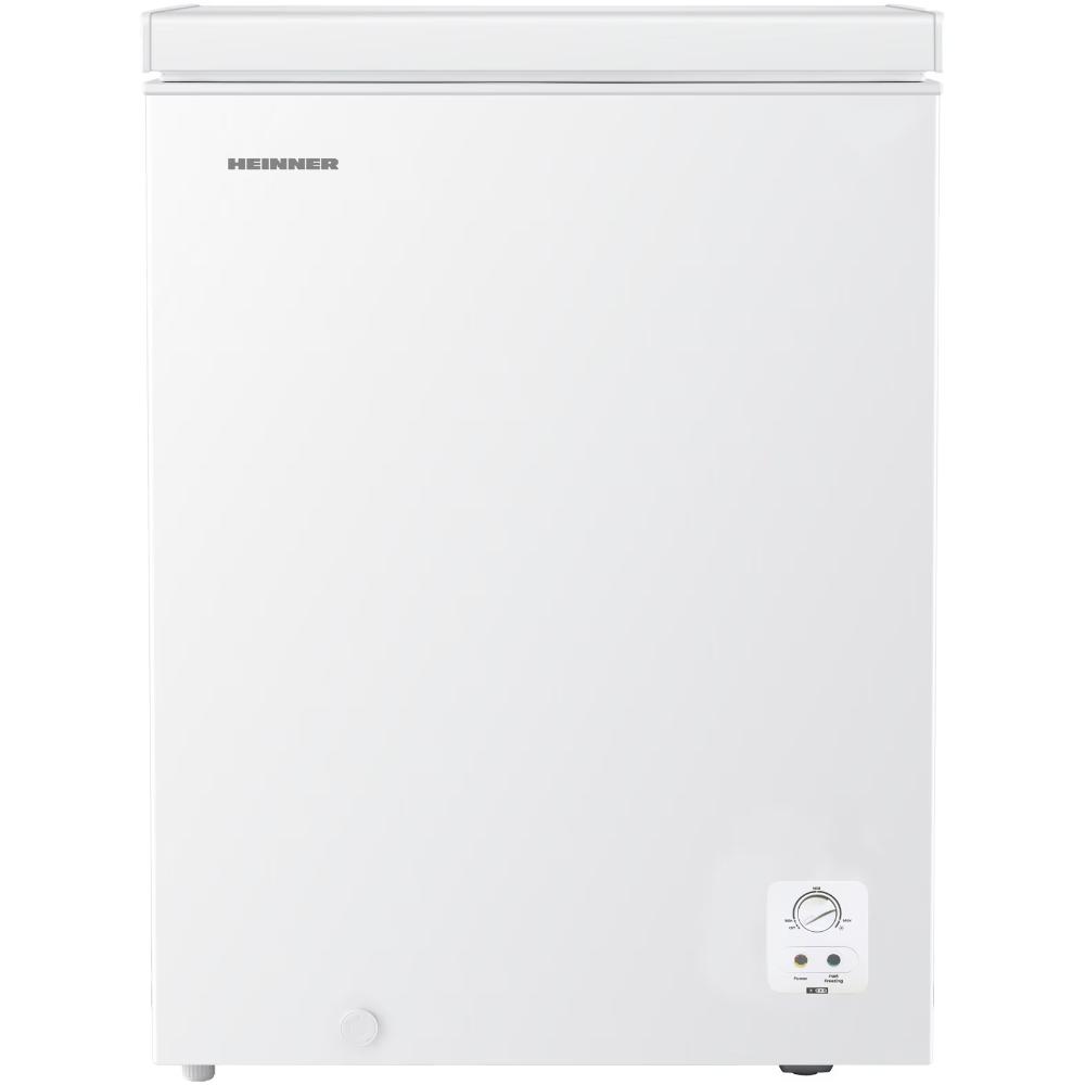 Heinner Vrijstaande Vrieskist - 142 liter - Energieklasse E - Snel Invriezen Functie - Geïntegreerde Handgreep - 5 Jaar Garantie - Wit