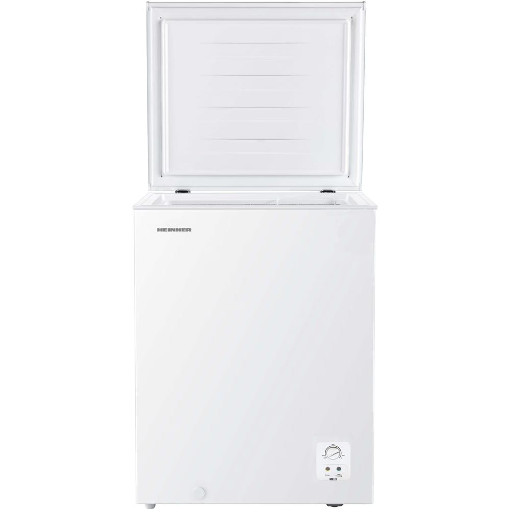 Heinner Vrijstaande Vrieskist - 142 liter - Energieklasse E - Snel Invriezen Functie - Geïntegreerde Handgreep - 5 Jaar Garantie - Wit