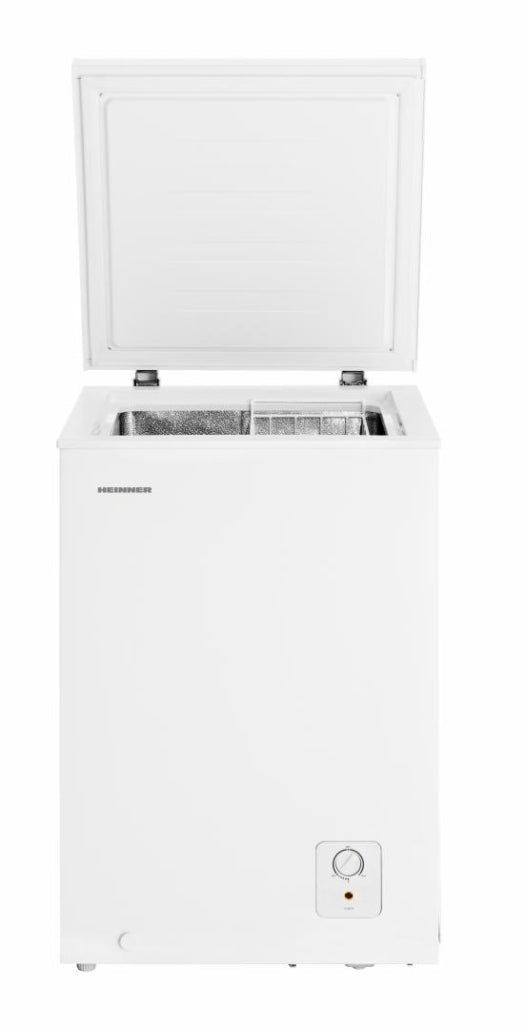 Heinner Vrijstaande Vrieskist - 95 liter - Energieklasse E - Thermostaat - Opbergkorf - Wit