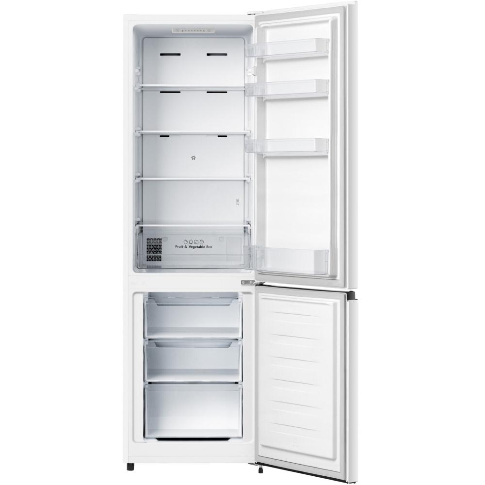 Heinner HCNF-HS255E++ combikoelkast 255 L | Full No Frost | Multi Air-Flow | Holiday-functie | Supervries 4 kg/24 u | LED-display | Omkeerbare deuren | Wit met zwarte handgreep | 5 jaar garantie