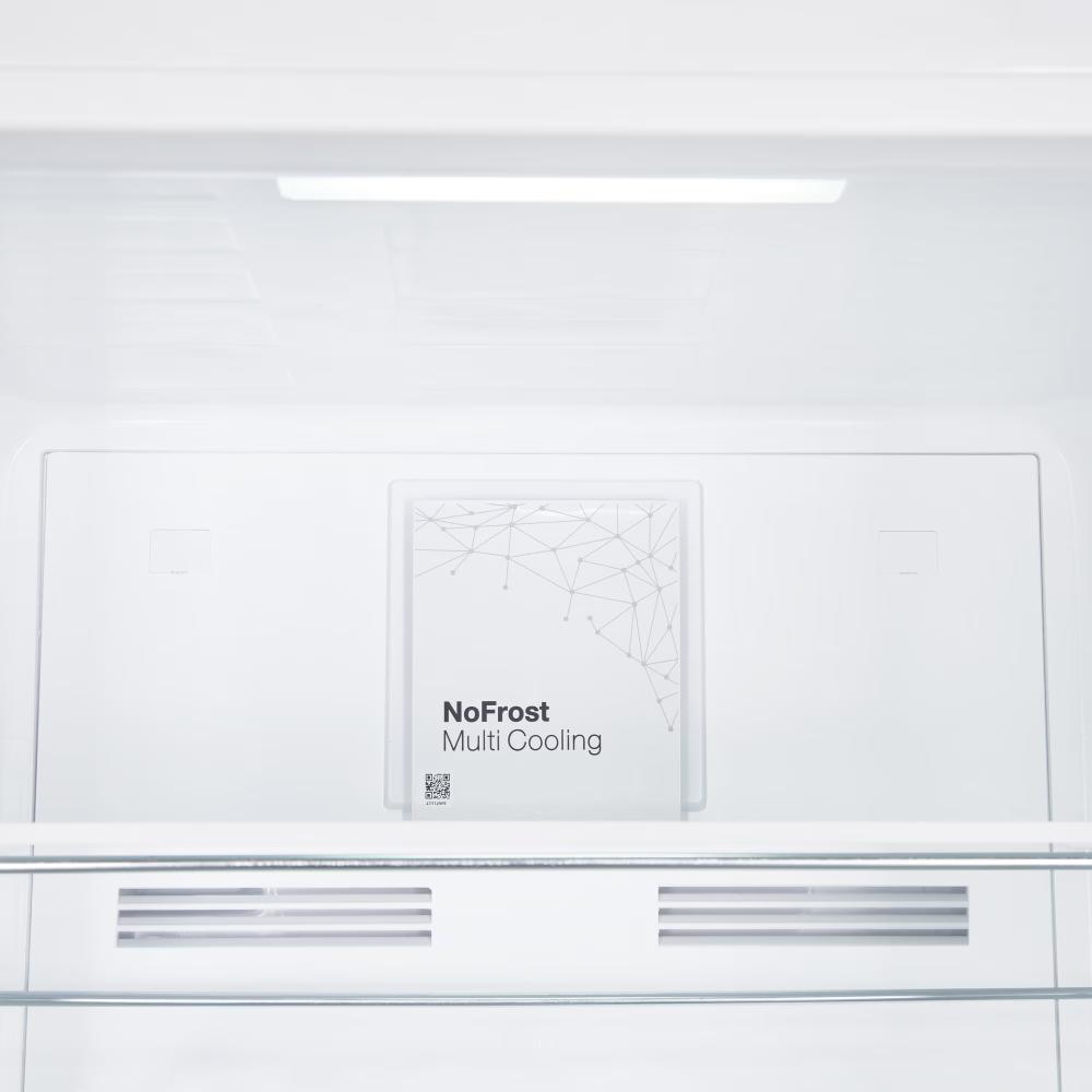 Heinner HCNF-V366SE++ 367 L Combikoelkast – No Frost Multicooling, Supervries 8 kg/24 u, LED-display, Elektronische bediening, Freezer Shield, Open-deuralarm, Chillervak, Groentelade