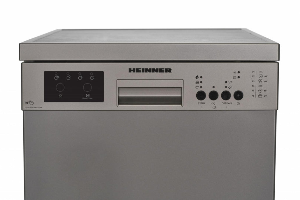 Heinner HDW-FS4506DSE++ Vaatwasser – Vrijstaand, 10 Couverts, Energieklasse E