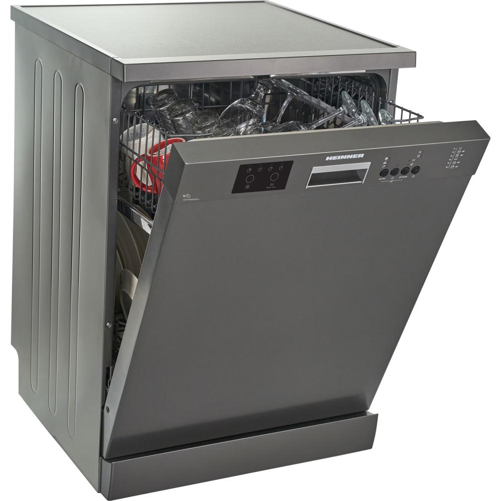 Heinner HDW-FS6006WE++ Vaatwasser Vrijstaand 12 Set 6 Programma's E