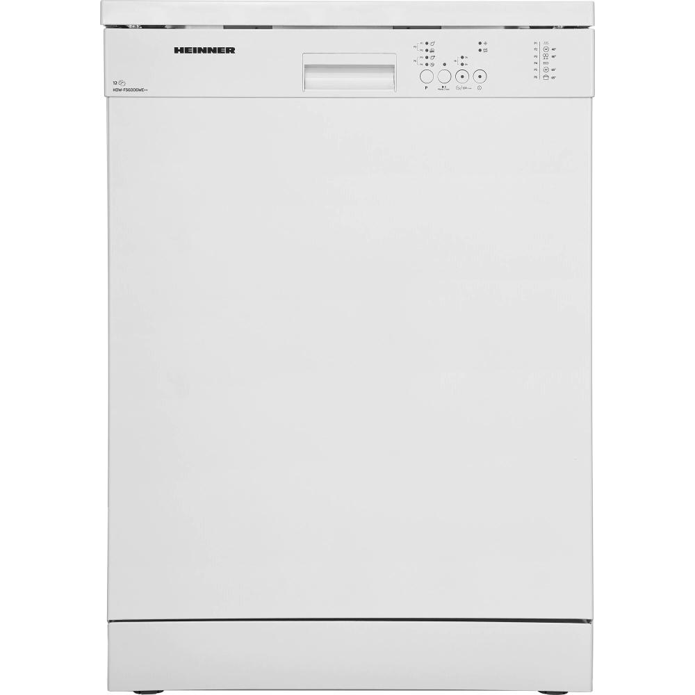Heinner HDW-FS6006WE++ Vaatwasser Vrijstaand 12 Set 6 Programma's E