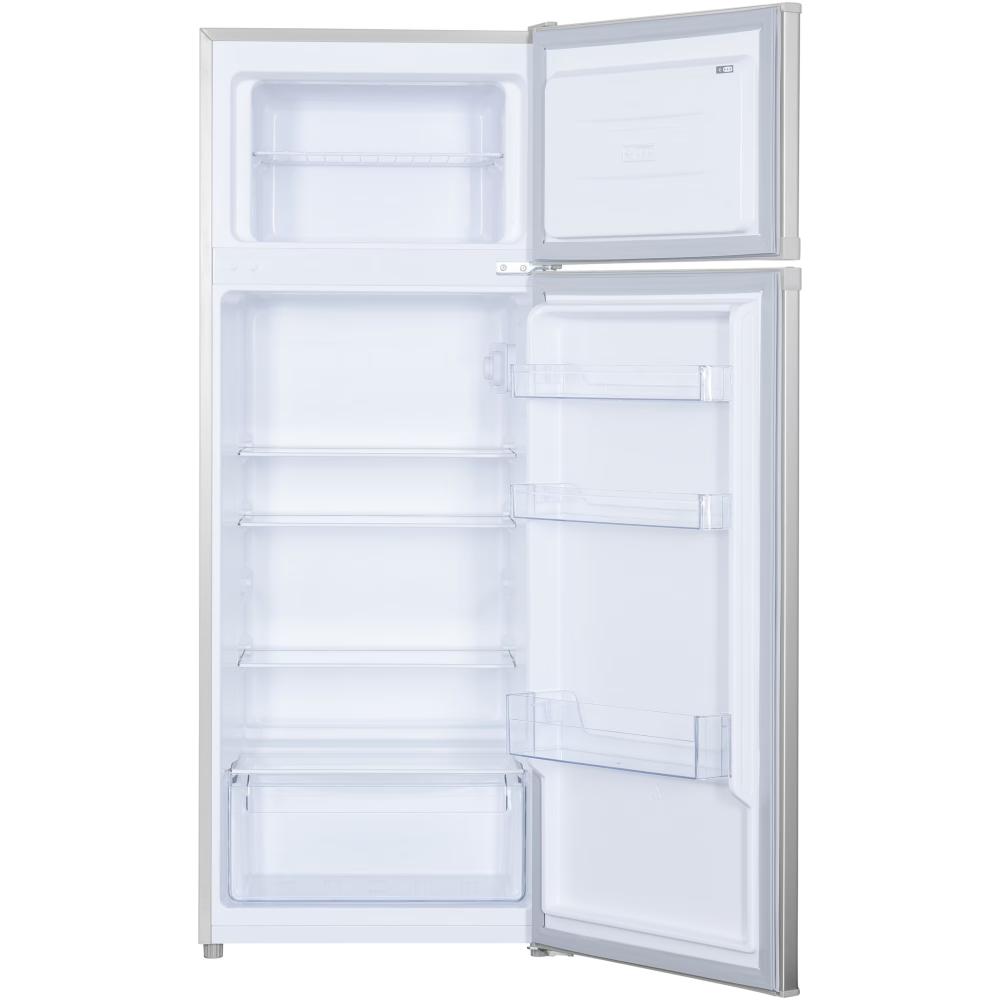 Heinner HF-H2206E++ Double Door Koelkast – 206 L, E-label, LED-verlichting, Omkeerbare Deuren