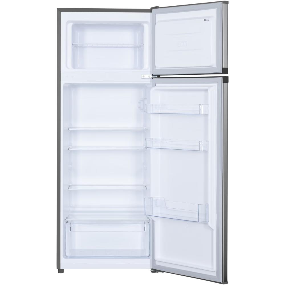Heinner HF-H2206E++ Double Door Koelkast – 206 L, E-label, LED-verlichting, Omkeerbare Deuren