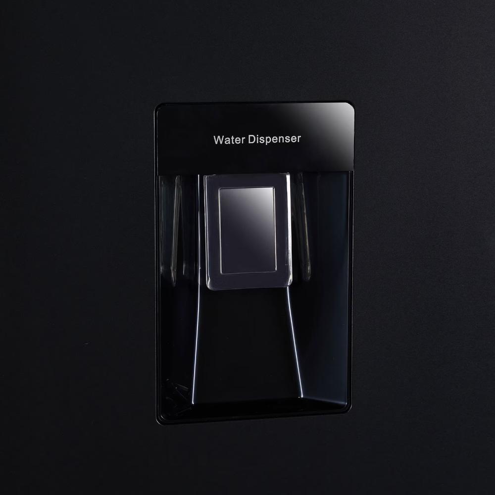 Heinner HF-HM413NFDXWDE++ combikoelkast 413 L | Full No Frost | Inverter-compressor | Waterdispenser | LED-touchdisplay | Power Cool | Donker inox-antraciet | 5 jaar garantie