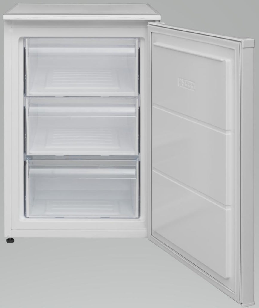 Heinner Tafelmodel Vrieskast - Vriezer 103 Liter - Innovatieve Compressor Vriezer met Links/Rechts Deursysteem – Stil - Zuinig - Temperatuurregeling - 5 Jaar Garantie - Wit