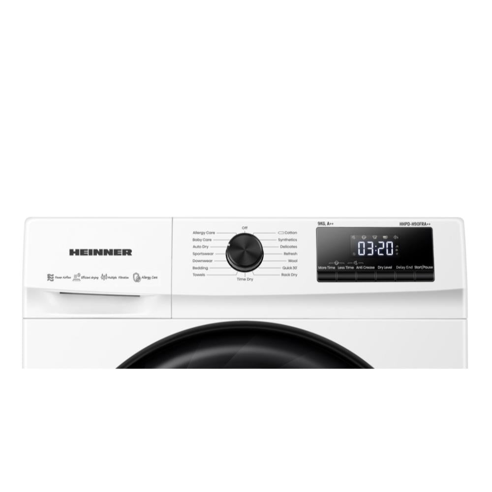 Heinner Warmtepompdroger - 15 Programma's - AirFlow-technologie - LED display