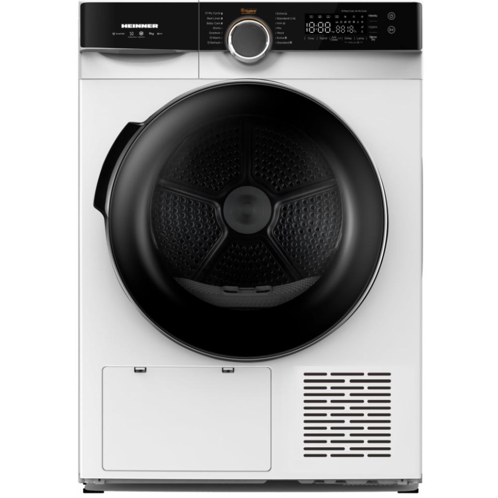 Heinner Warmtepompdroger - 14 Programma's - Antikreukfunctie - LED display - Trommelverlichting