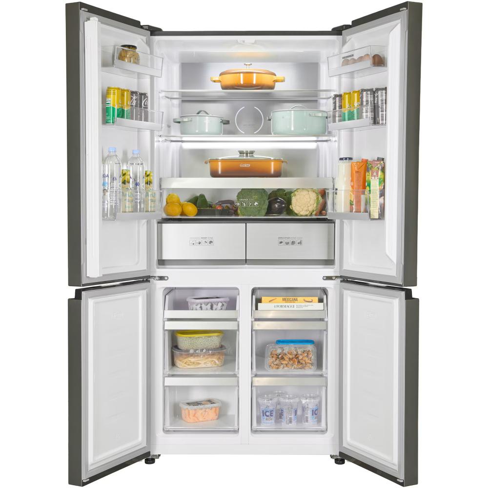 Heinner HSBS-HM522MDNFXE++ Side-by-Side Multidoor Koelkast | Full No Frost-systeem, MultiClimate-systeem met drie zones, Inverter-compressor – 5 Jaar Garantie