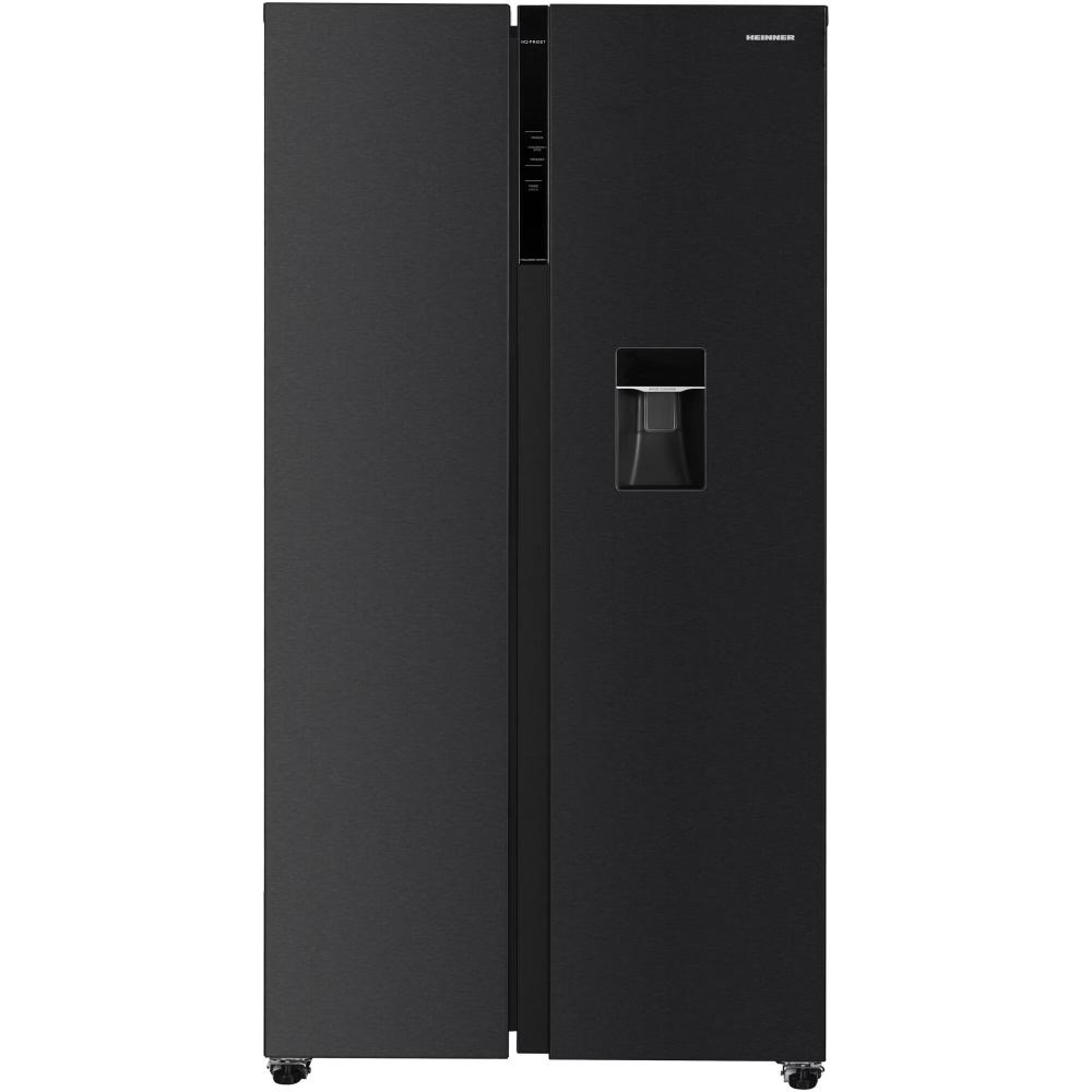 Heinner HSBS-HM592NFDXWDE++ Side-by-Side Koelkast | Full No Frost-systeem, Inverter-compressor, MultiClimate 3-zones, Waterdispenser – 5 Jaar Garantie