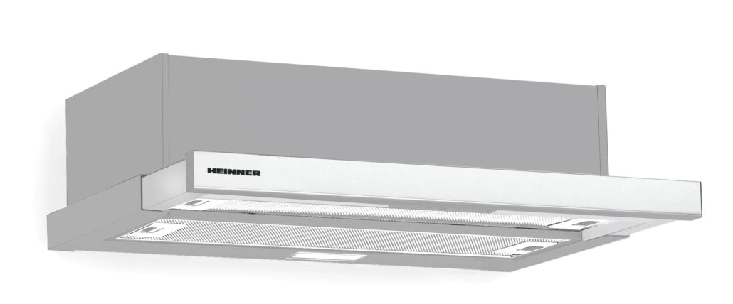 Heinner Inbouw Afzuigkap - 90 cm - 413,5 m³/u - LED-verlichting - Energieklasse C - Roestvrij Staal