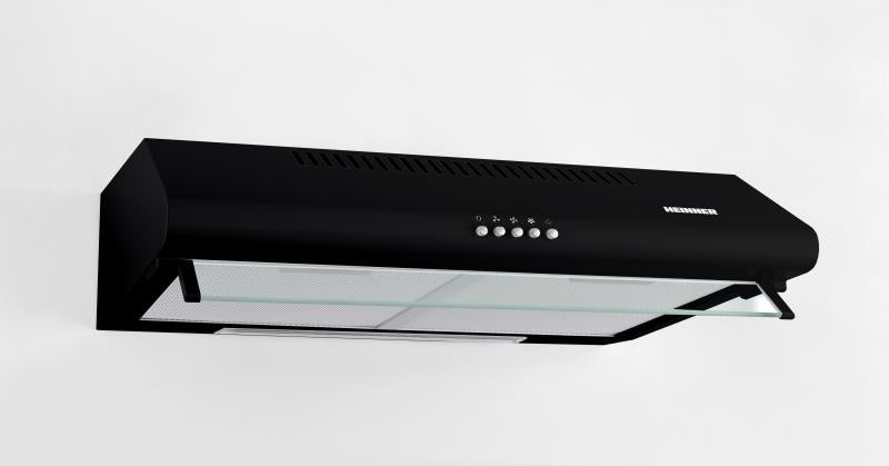 Heinner Onderbouw Afzuigkap - 60cm - 326,4 m³/u - Dubbele Motor - 3 standen - LED-verlichting - Energieklasse C - Wit