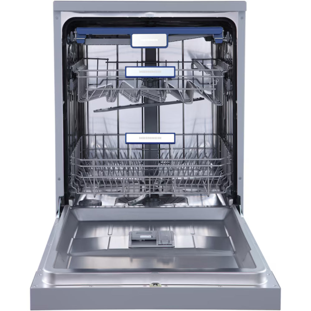 Heinner Vrijstaande Vaatwasser - 14 Couverts - 49dB - Digitaal Display - 7 Wasprogramma's - Extra Droog - Dual Zone
