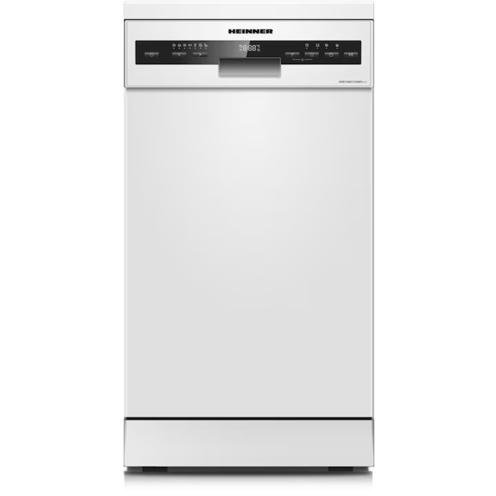 Heinner Vrijstaande Vaatwasser - 10 Couverts - Digitaal Display - 7 Wasprogramma's - Dual Zone