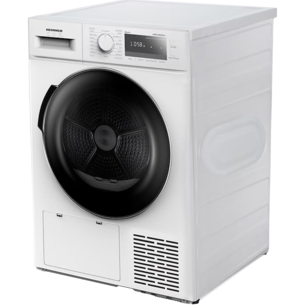 Heinner Warmtepompdroger - 16 Programma's - Antikreukfunctie - LED display