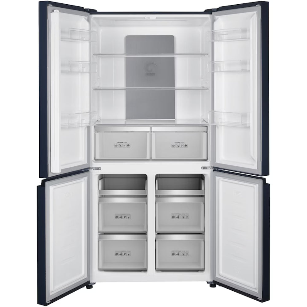 Heinner – HSBS-HM600MDNFDXE++ – Amerikaanse Koelkast – 600L – Energieklasse E – Full No Frost – MultiZone Technologie – Donker Inox