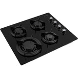 Fram FBH-M4IWF-GBK Inbouw Gaskookplaat 60cm – Zwart Glas, Wokbrander, Vlambeveiliging, 5 Jaar