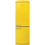 Fram Retro Koel-vriescombinatie 340L – Crème – Less Frost – LED-verlichting – Energieklasse E – 5 Jaar Garantie