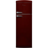 Fram – Koel‑vriescombinatie – 311 L, Energieklasse E – Mechanische thermostaat – LED‑verlichting – Bordeaux