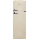 Fram – Koel‑vriescombinatie – 311 L, Energieklasse E – Mechanische thermostaat – LED‑verlichting – Bordeaux