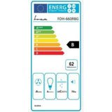 Fram – FDH-660RBG –– 60 cm Klasse B – 589 m³/u – LED-Verlichting – Crème Glas
