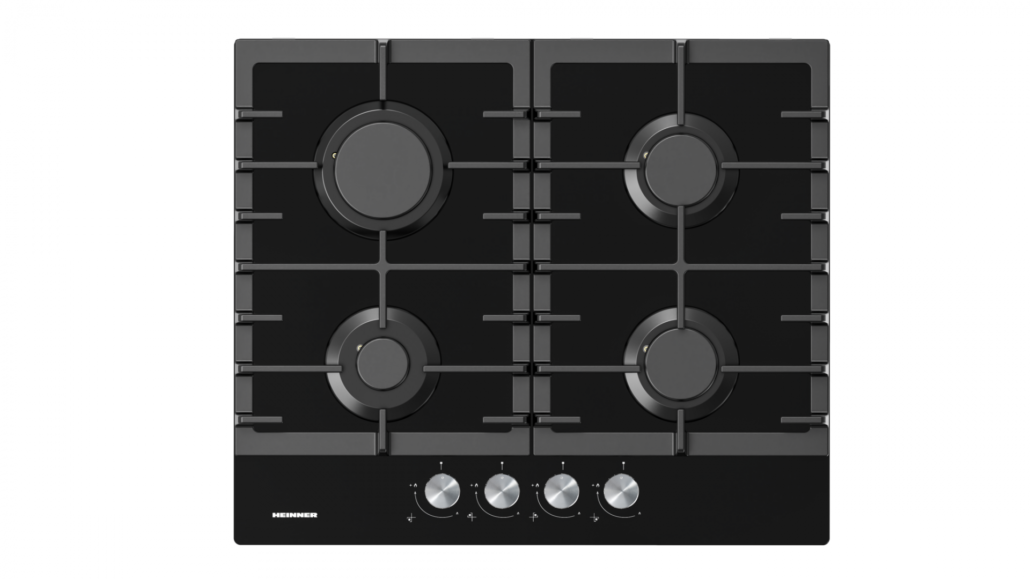 Heinner HBH-M421IRFGBK Inbouw Gaskookplaat 4-pits Zwart Glas