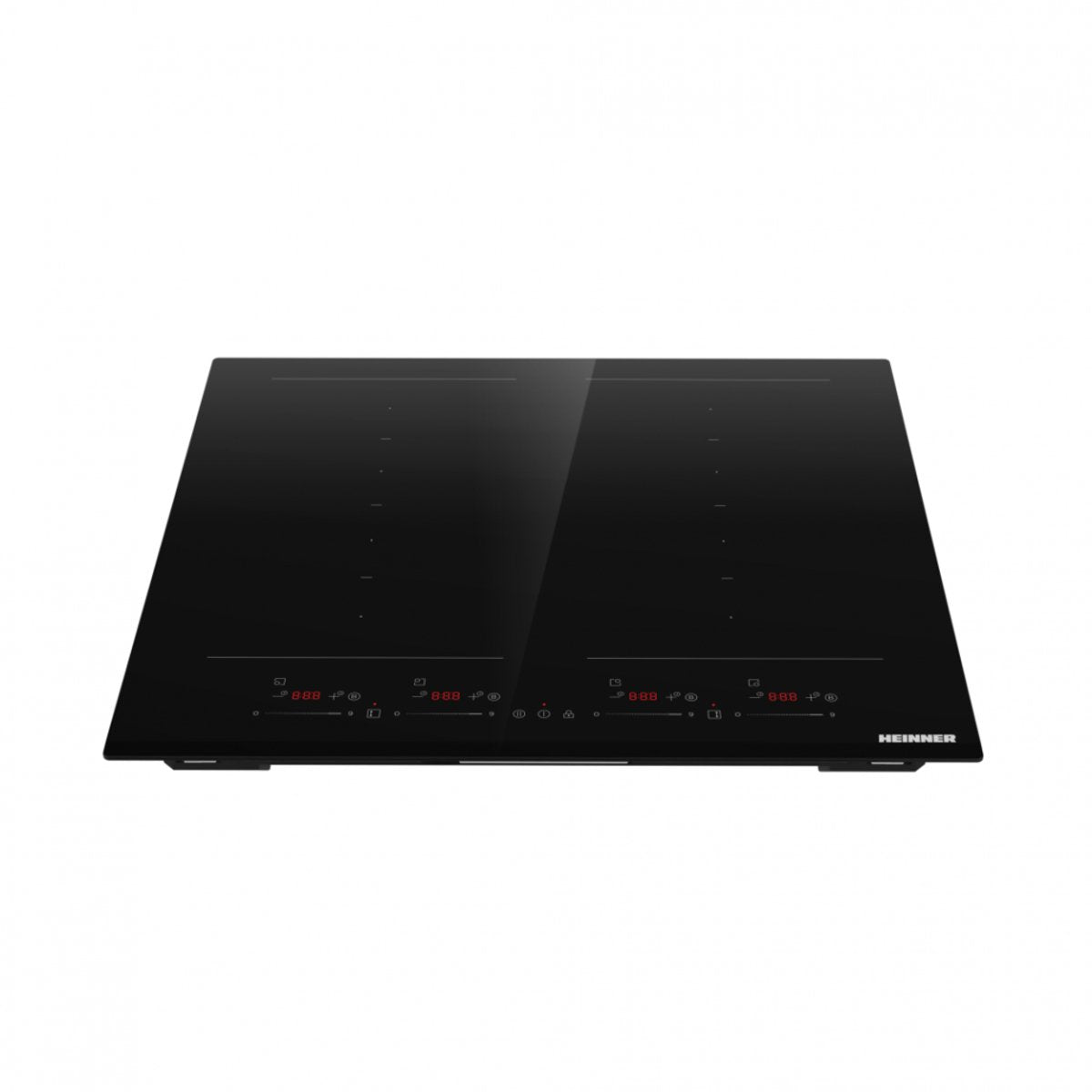 Heinner HBHI-M4ZB2FXSMTC Inbouw Elektrische Kookplaat - 4 Zones, Touch Control, Zwart Glas