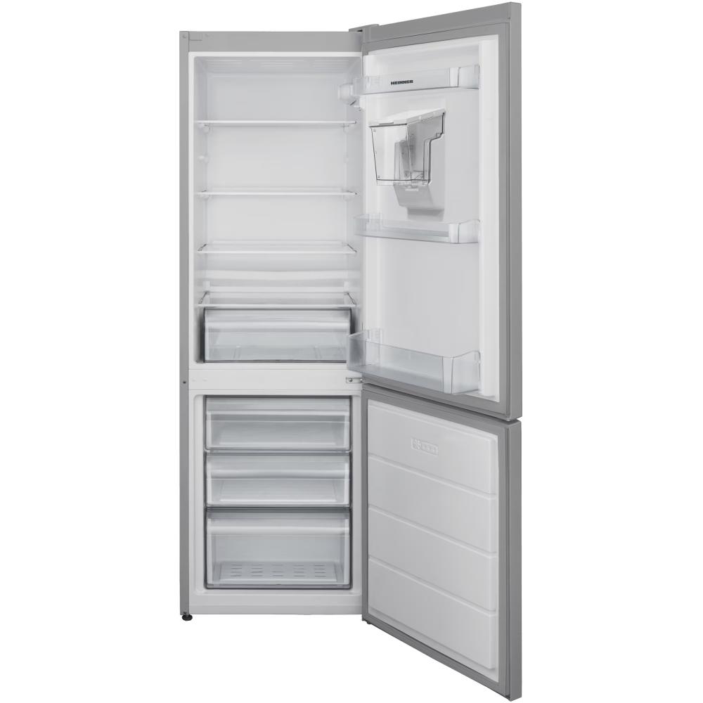 Heinner HC-V2701WDE++ Combikoelkast 268 L met Less Frost & Waterdispenser – E-label, Supervriesfunctie – 5 Jaar Garantie