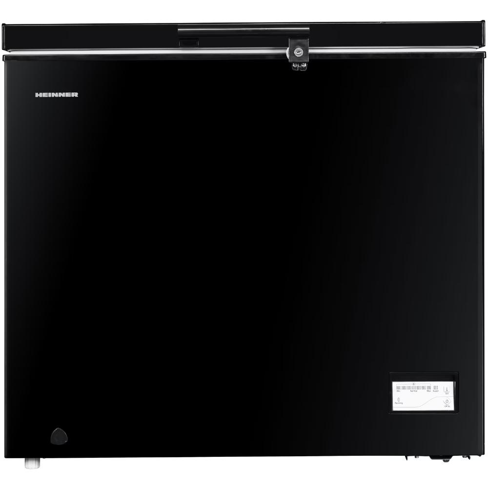 Heinner HCF-205NHSE++ Vrieskist 198L – Zilver – Super Freeze – Waterdicht LED-display – Energieklasse E – 5 Jaar Garantie