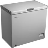 Heinner HCF-205NHSE++ Vrieskist 198L – Zilver – Super Freeze – Waterdicht LED-display – Energieklasse E – 5 Jaar Garantie