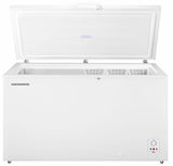 Heinner Vrieskist op Wielen met Thermostaat - 420 Liter - Inverter compressor - Low Frost - 40dB - LED verlichting - Energieklasse E - Wit