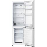 Heinner HCNF-HS255E++ combikoelkast 255 L | Full No Frost | Multi Air-Flow | Holiday-functie | Supervries 4 kg/24 u | LED-display | Omkeerbare deuren | Wit met zwarte handgreep | 5 jaar garantie