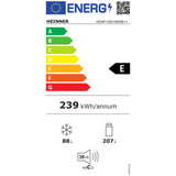 Heinner HCNF-V291BKWDE++ Combi Koelkast 294 L | No Frost Multicooling, Waterdispenser & Supervries 5 kg/24 u – 5 Jaar Garantie