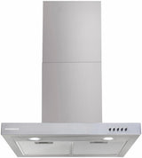 Heinner Afzuigkap Wandschouw - 60 cm - T-vorm - 3 Standen - Max. Zuigkracht 308 m³/h - LED Verlichting - 65W - RVS - Zilver