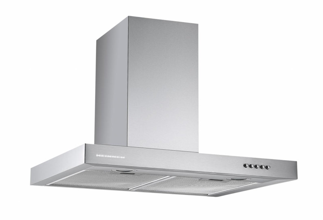 Heinner Afzuigkap Wandschouw - 60 cm - T-vorm - 3 Standen - Max. Zuigkracht 308 m³/h - LED Verlichting - 65W - RVS - Zilver