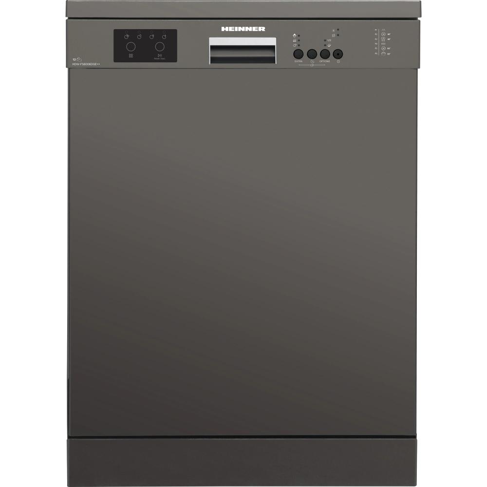 Heinner HDW-FS6006WE++ Vaatwasser Vrijstaand 12 Set 6 Programma's E