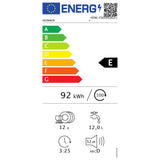 Heinner HDW-FS6006WE++ Vaatwasser Vrijstaand 12 Set 6 Programma's E