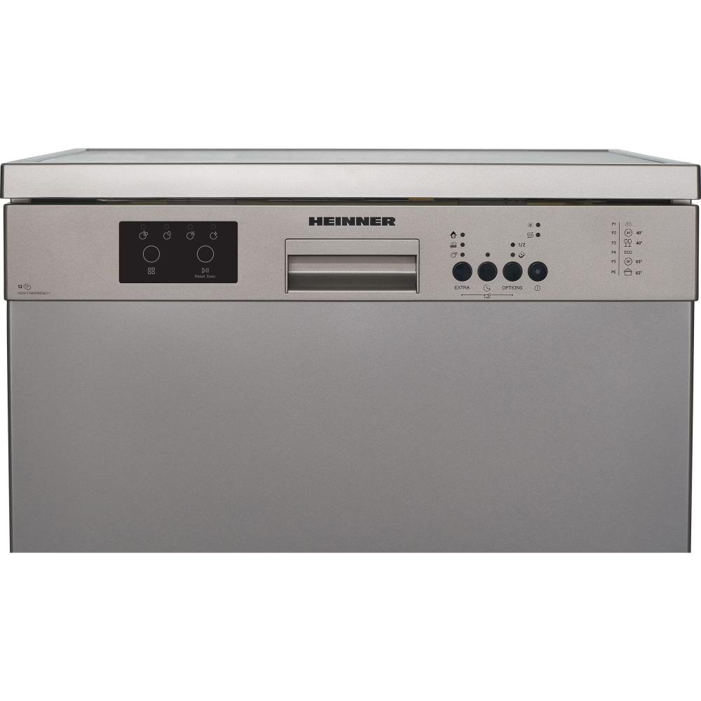 Heinner HDW-FS6006WE++ Vaatwasser Vrijstaand 12 Set 6 Programma's E