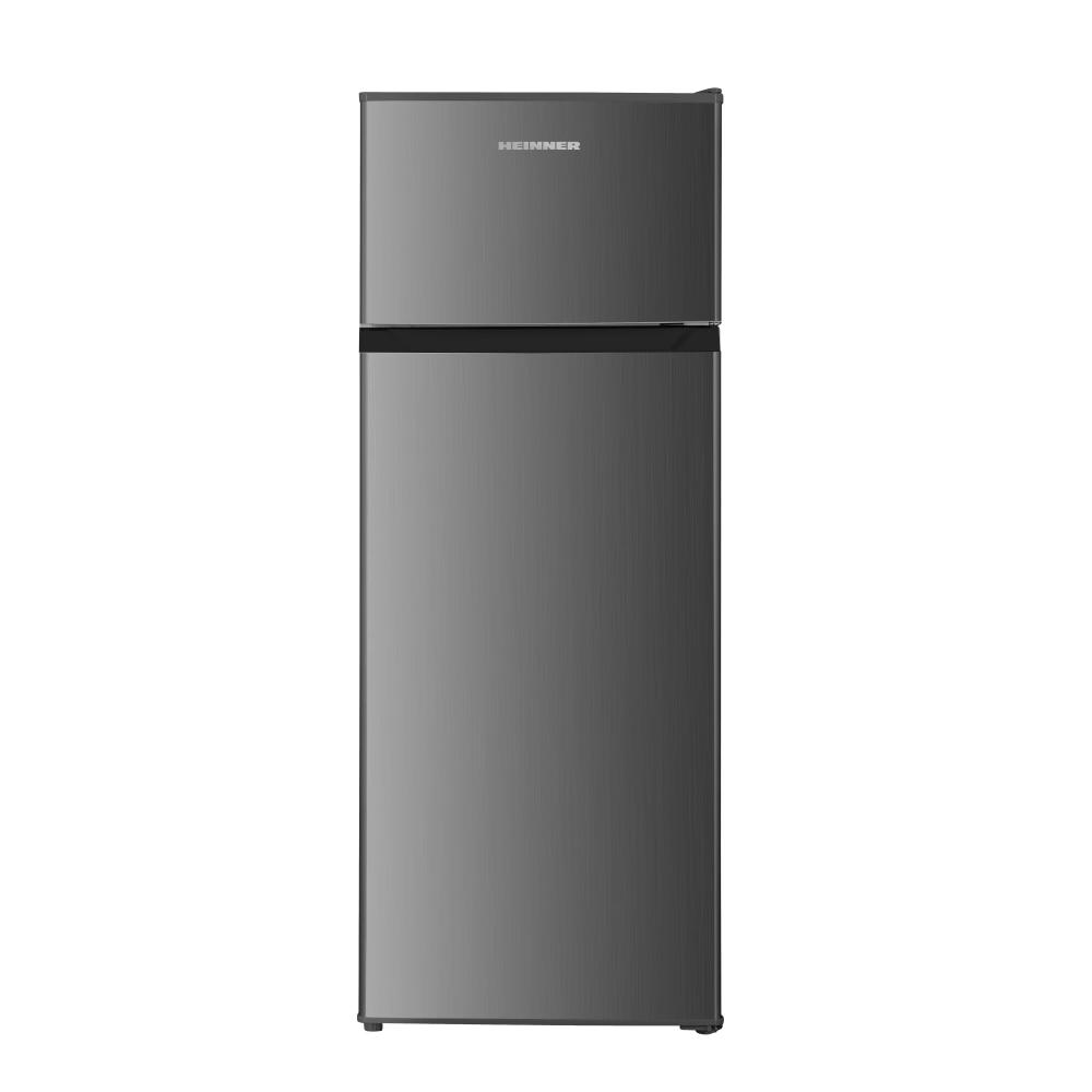 Heinner HF-H2206E++ Double Door Koelkast – 206 L, E-label, LED-verlichting, Omkeerbare Deuren