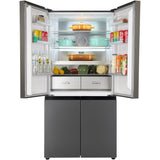 Heinner HSBS-HM522MDNFXE++ Side-by-Side Multidoor Koelkast | Full No Frost-systeem, MultiClimate-systeem met drie zones, Inverter-compressor – 5 Jaar Garantie